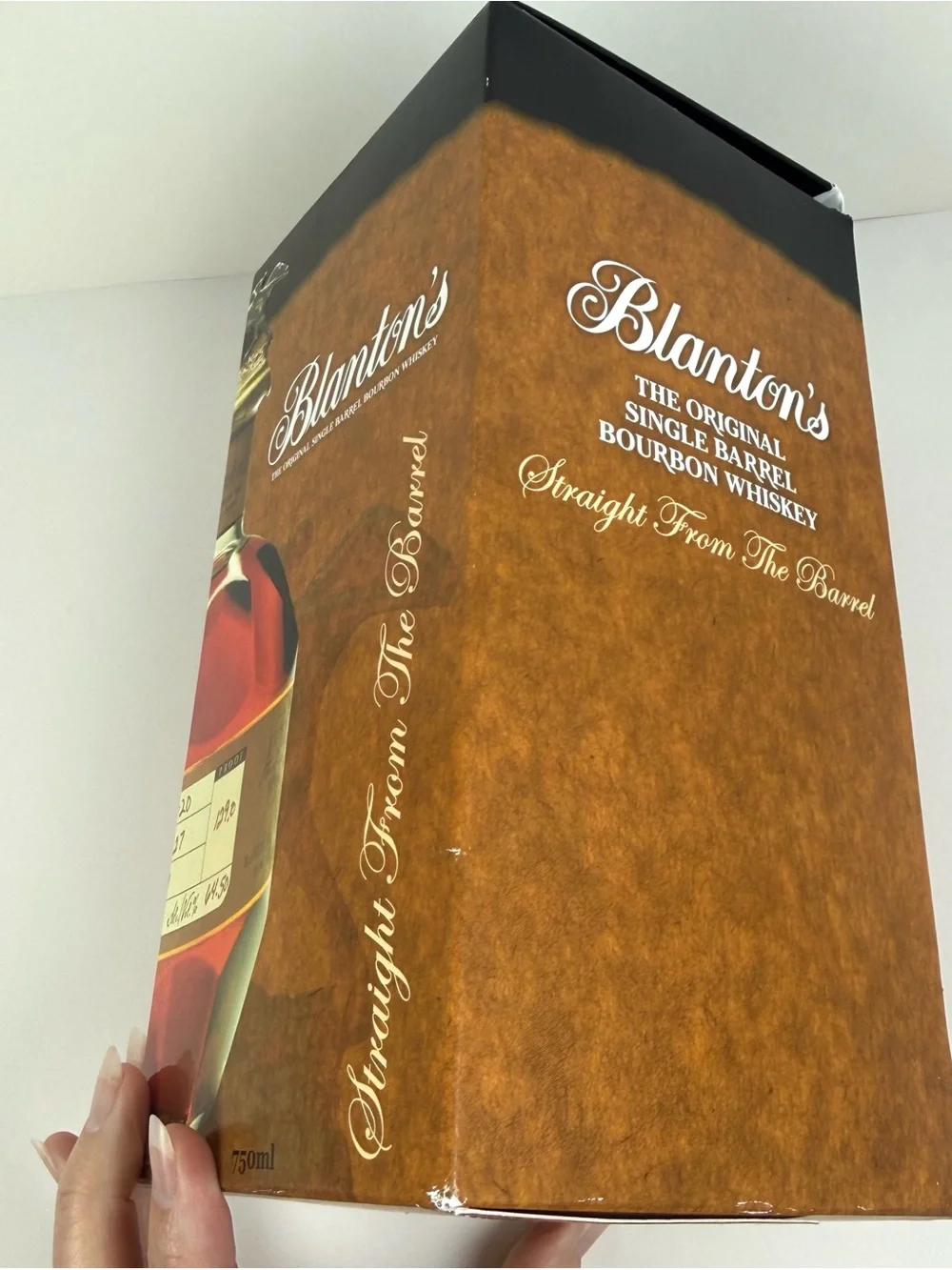Blantons SFTB Bourbon Whiskey 750 ml Empty Unrinsed Bottle Bag Box Stopper “O”